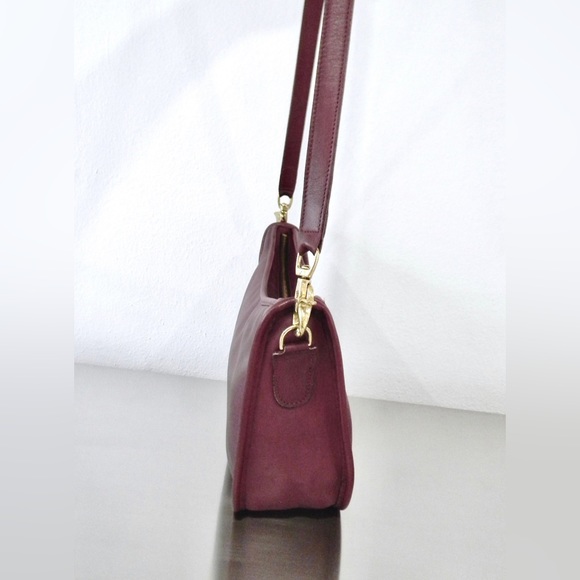 Vintage Coach Large Swinger Bag (Wine) - Picture 5 of 11